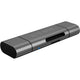Icy Box IB-CR200-C externe Kartenreader mit Multi-USB-Connec