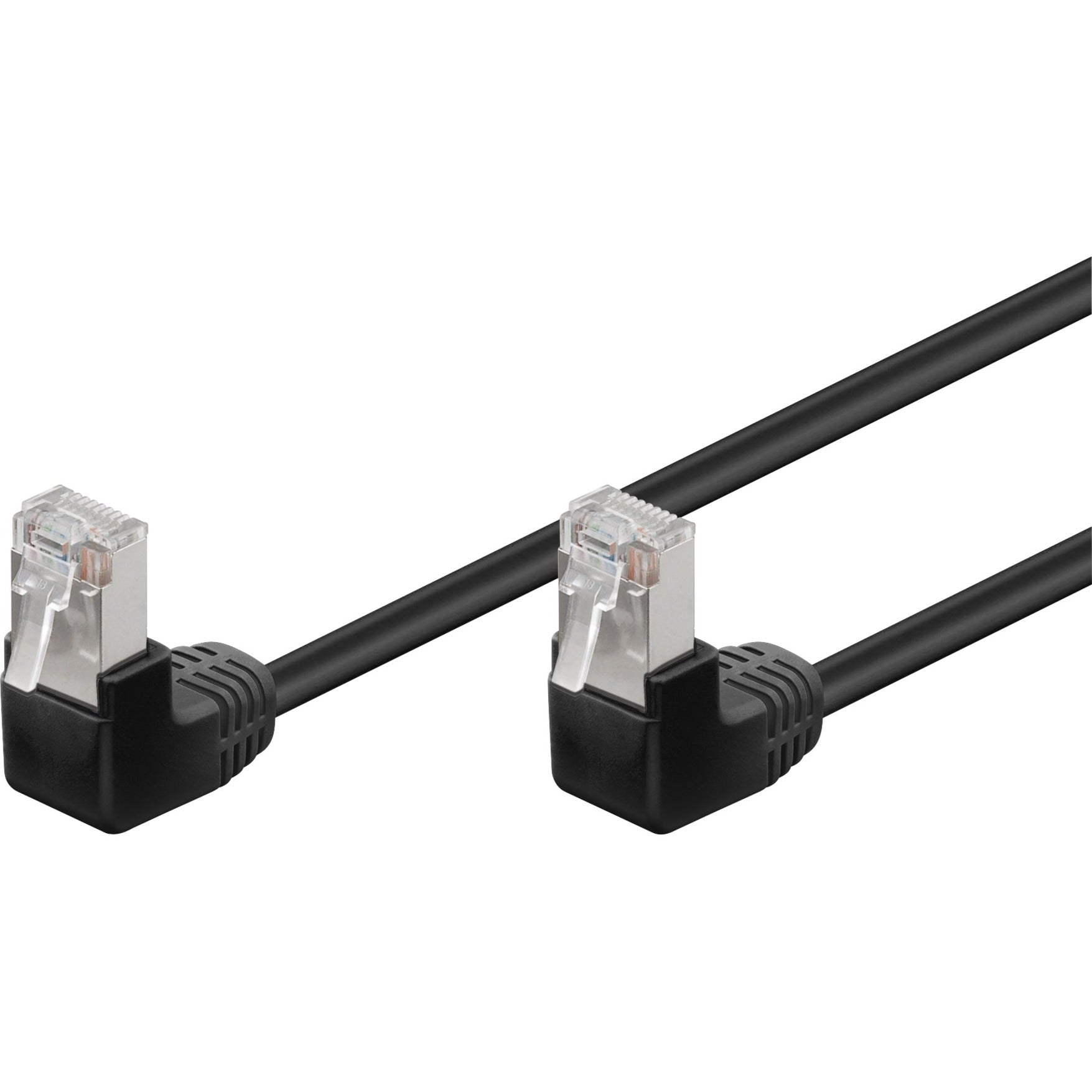 Goobay Patch Cable Cat 5th 2x90 ° F UTP 3M