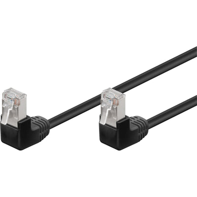 Goobay Patch Cable Cat 5th 2x90 ° F UTP 3M