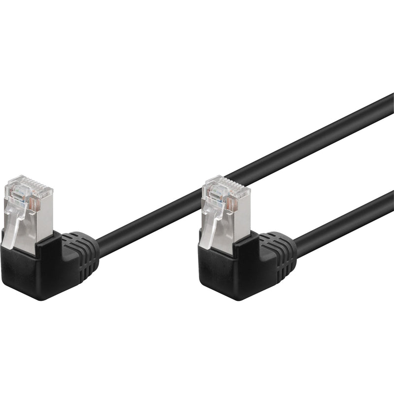 Goobay Patch Cable Cat 5th 2x90 ° F UTP 3M