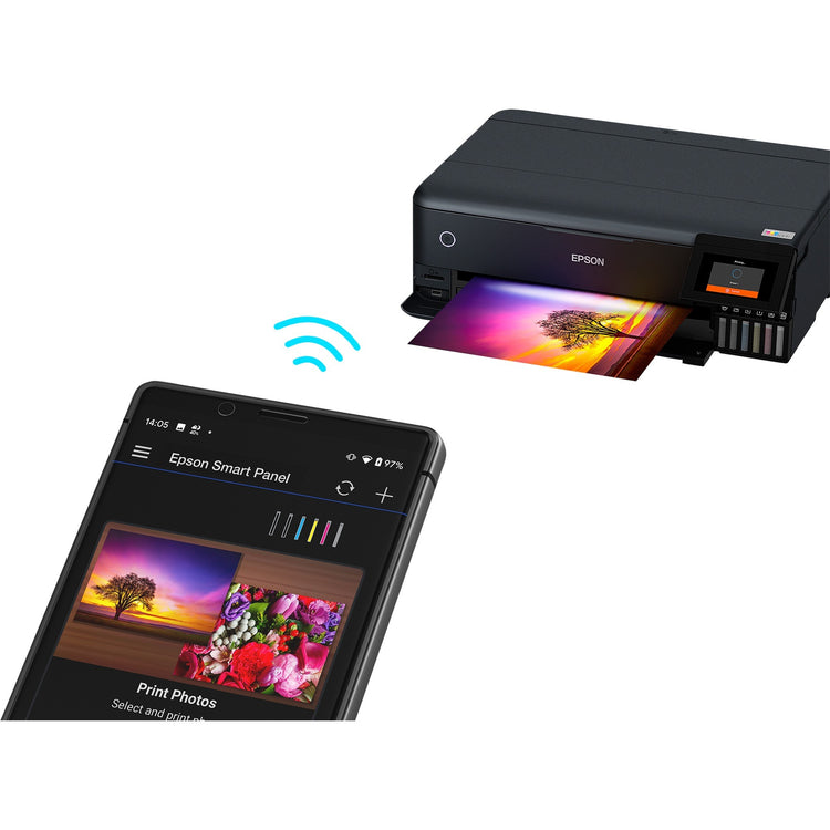 Epson ecotank et-8550 All-in-One-Tintenstrahldrucker (Schwarz, USB, WLAN, Scannen, Kopieren)