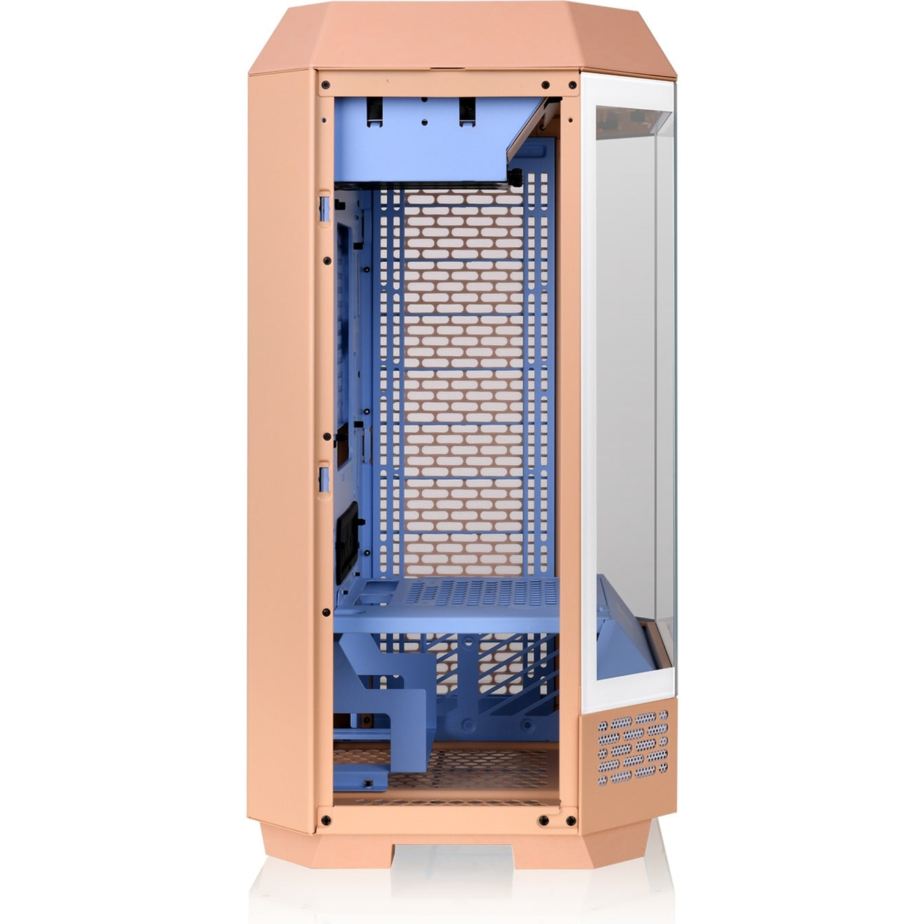 Thermaltake the Tower 300 – Peach Fuzz Mini-Tower-Gehäuse (Pfirsich | 3x USB-A | gehärtetes Glas)