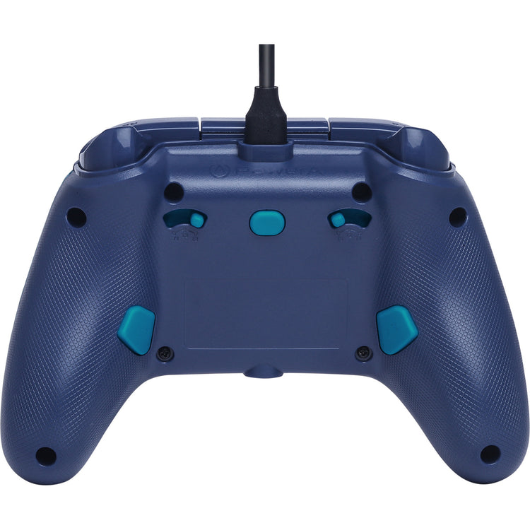 Powera Advantage Controller mit Kabel für die Xbox Series X|s – Water Wave (Azurblau, Xbox Series X|s, Xbox One, PC)