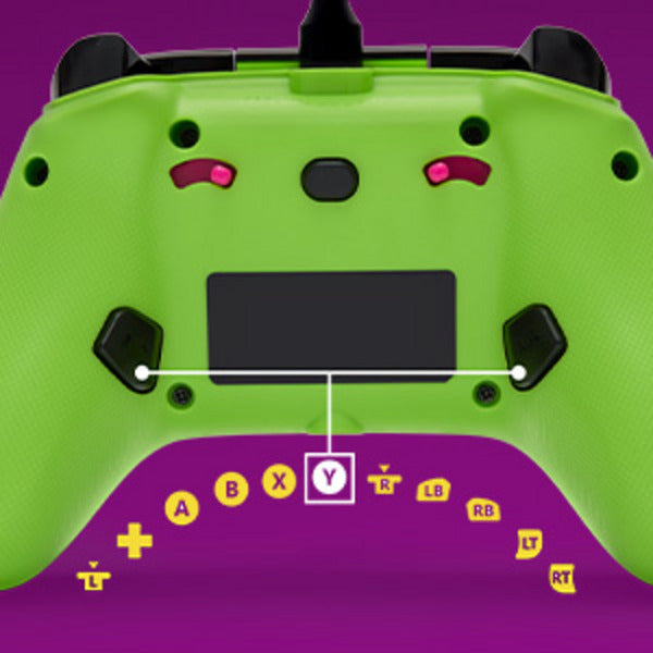 Powera Advantage Controller mit Kabel für die Xbox Series x|s – Fortnite: Glow (neongrün, Xbox Series x|s, Xbox One, PC)
