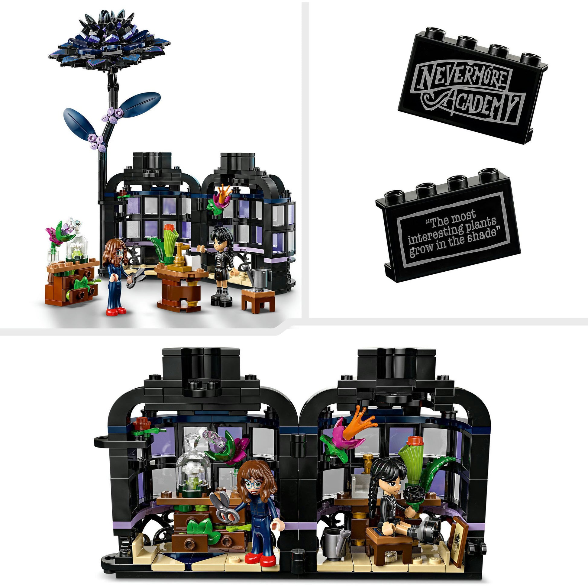 Lego 76784 Mittwoch, schwarze Dahlie