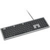 Kensington KB515 EQ USB-C USB-A kabelgebundene Tastatur (grau, US-internationales Layout (QWERTY), Scherenschalter, 100 %)