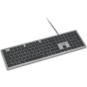 Kensington KB515 EQ USB-C USB-A kabelgebundene Tastatur (grau, US-internationales Layout (QWERTY), Scherenschalter, 100 %) - afbeelding 2