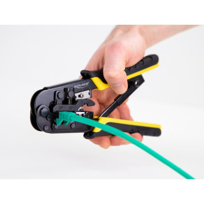 Delock Universal Crimping Tool mit Drahtstripper 90505