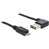 Delock USB2.0 A 90 °> USB Micro-B