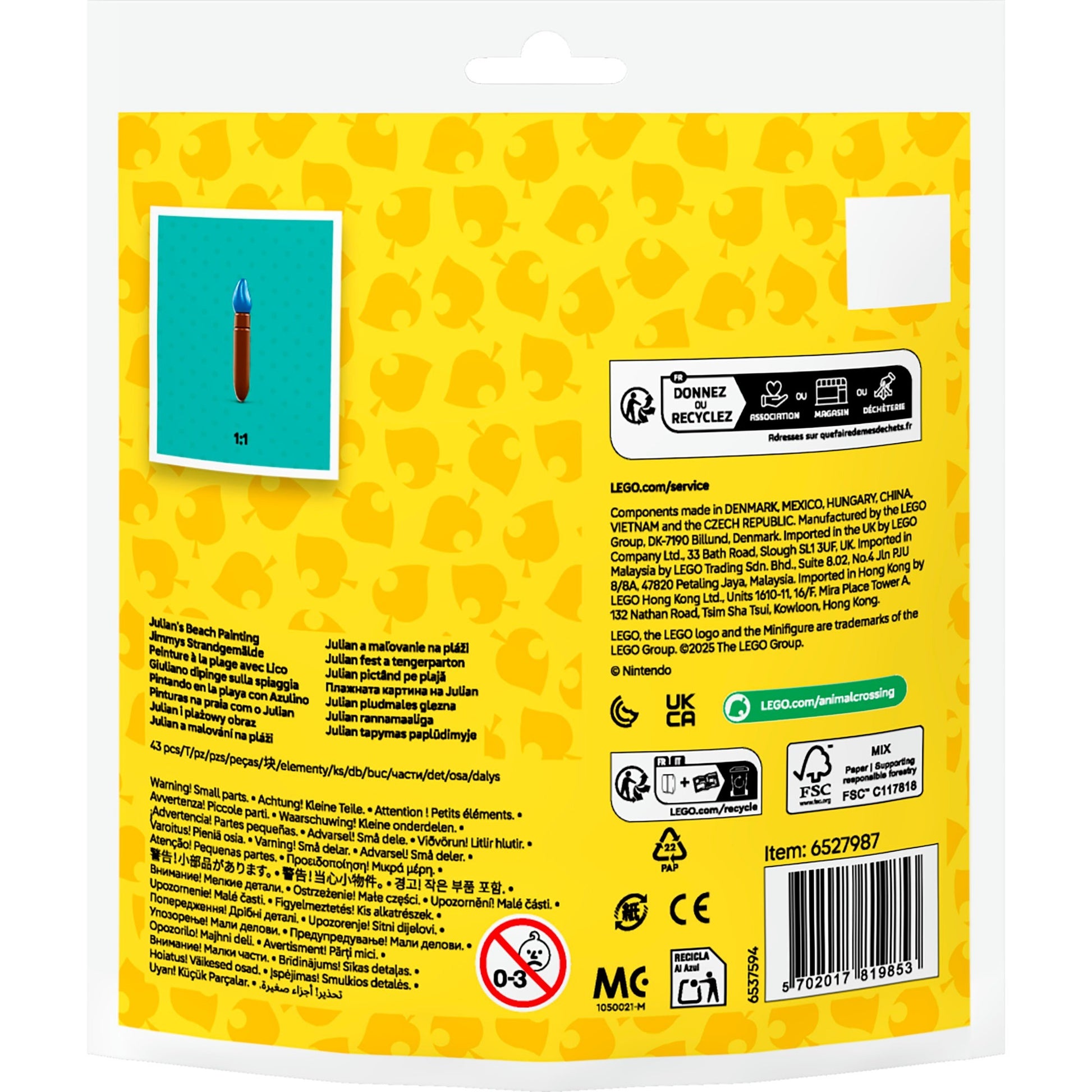 LEGO 30703 Animal Crossing Bag Gemälde mit Julian