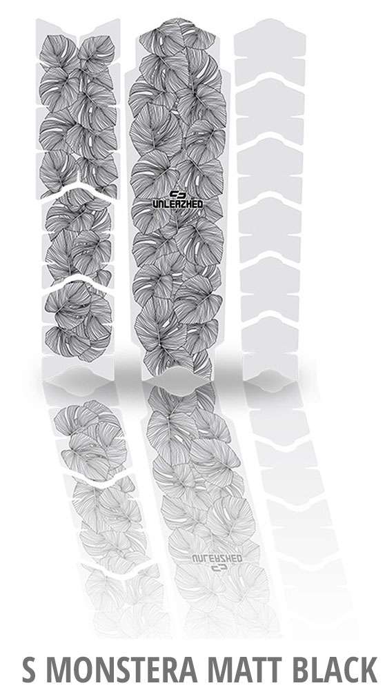 Unleazhed Unscratch – Rahmenschutzfolie Monstera Black matt