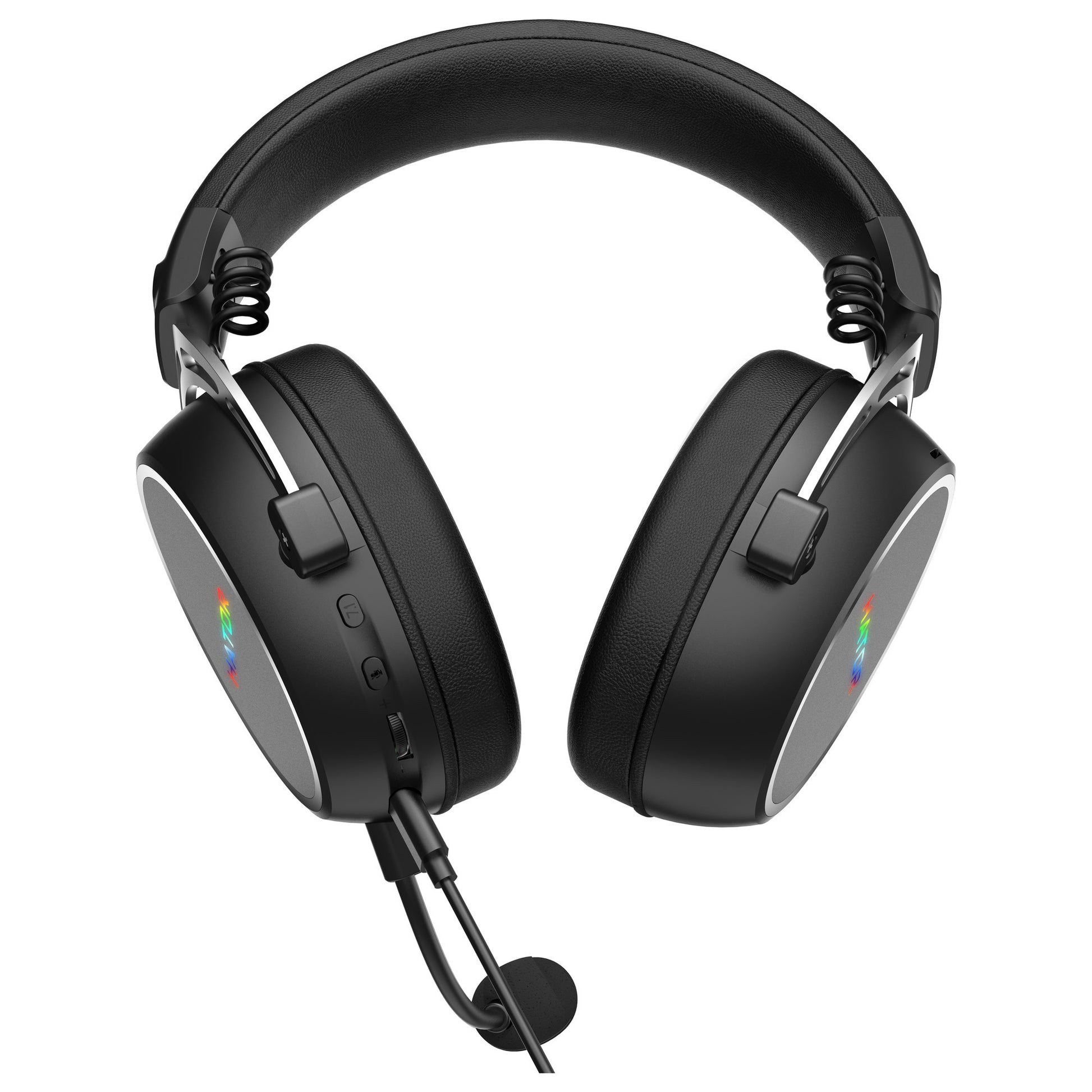 Hator Hypergang 3 USB Over-Ear-Gaming-Headset (schwarz, RGB, 7.1 Virtual Surround, USB Bluetooth)