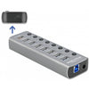 Delock USB 3.2 Gen 1 Hub mit 7 Toren