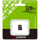 Kingston Canvas Select Plus 128 GB MicroSDXC-Speicherkarte (schwarz, UHS-I U1, Klasse 10, V10) - afbeelding 3