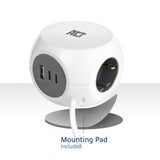 ACT POCK STRIP CUBE mit 3 Sockets (Typ F), 30W PD - afbeelding 4