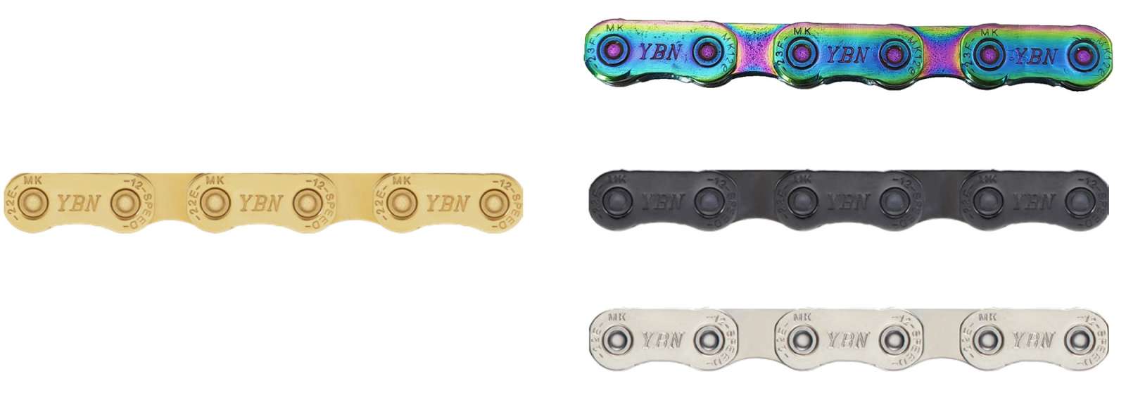 Ybn mk12e E-Bike Advanced 12-Gang-Kette Flat-Top