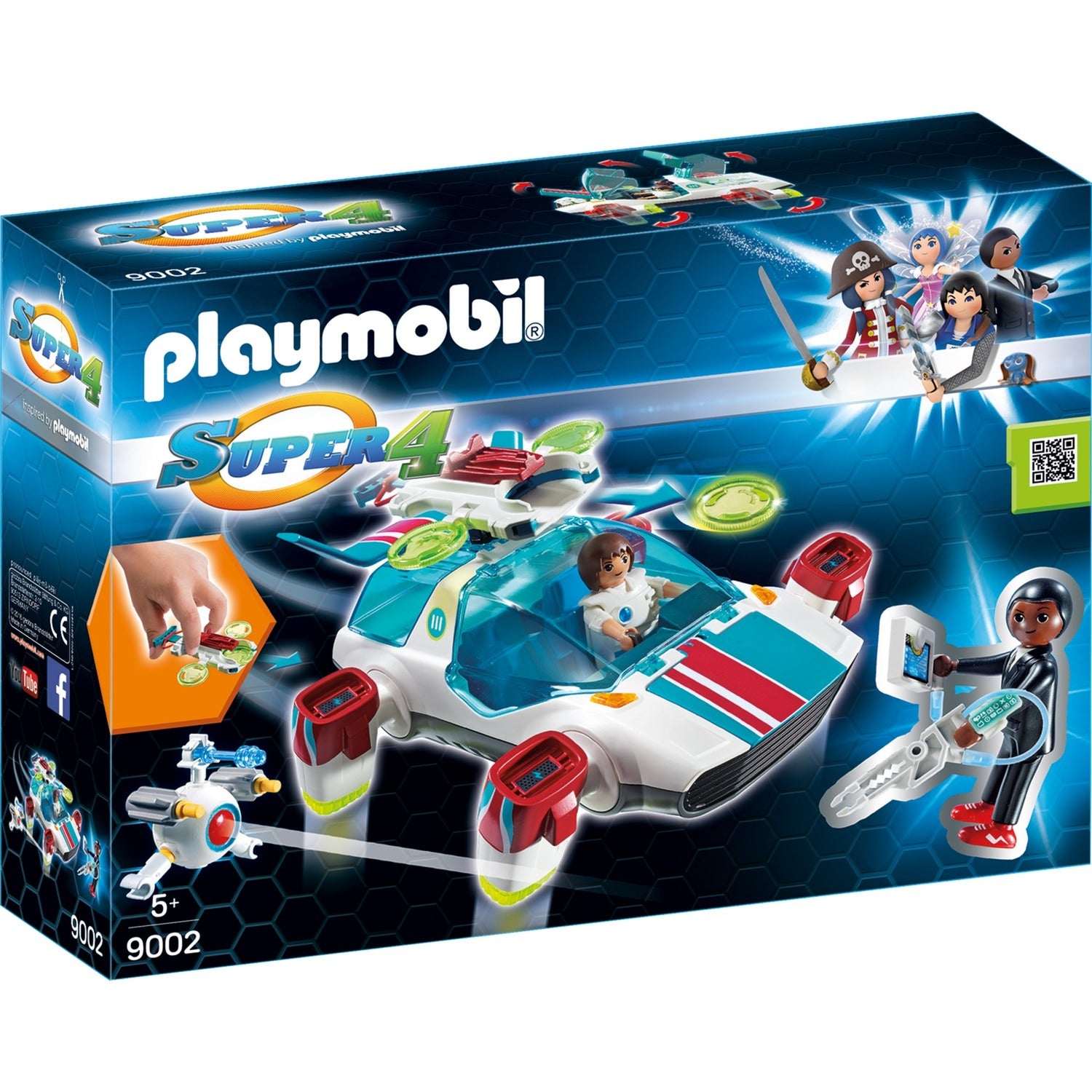 Playmobil Super 4 Fulgurix mit Gen