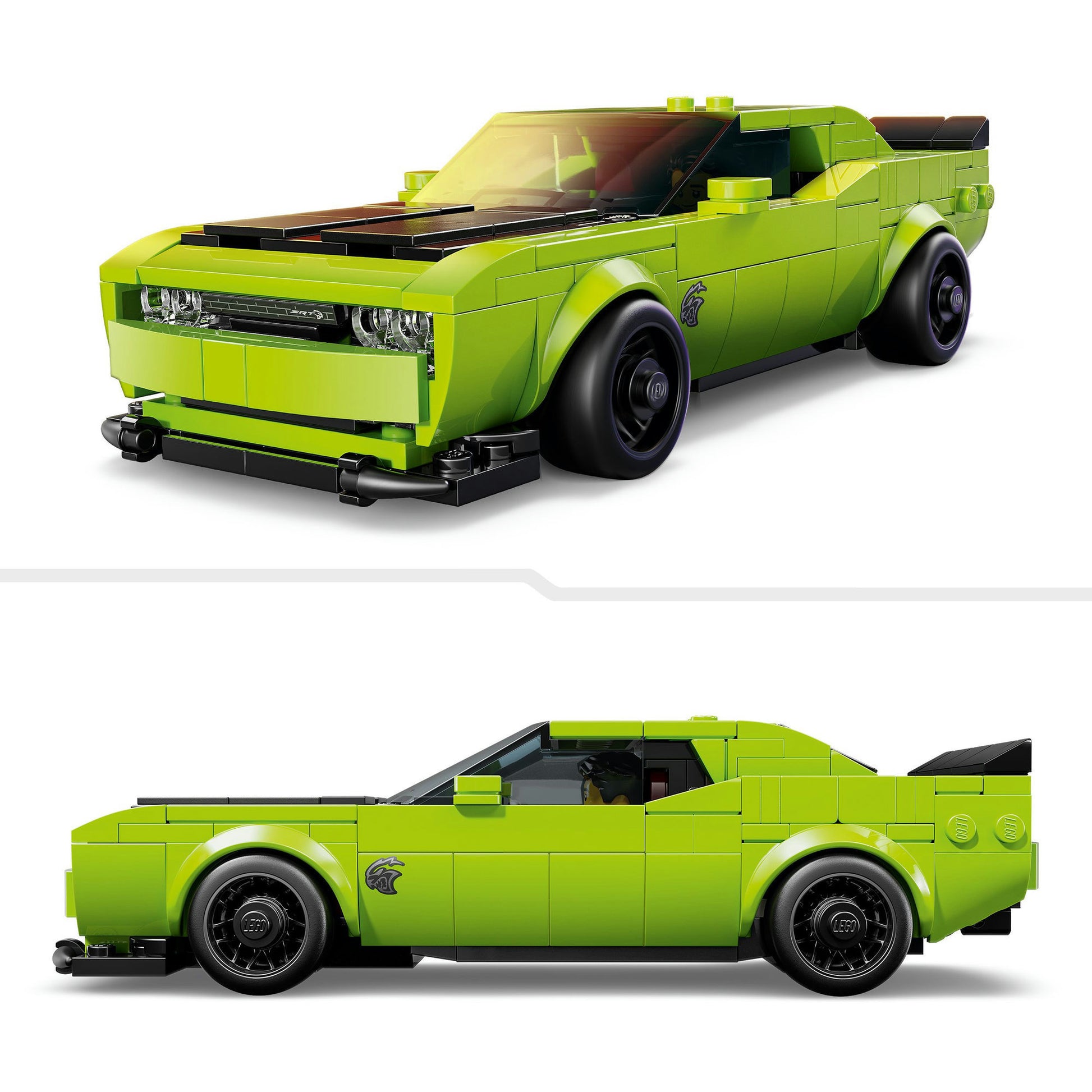 Lego Speed ​​Champions 77237 Dodge Challenger SRT Hellcat Sportwagen