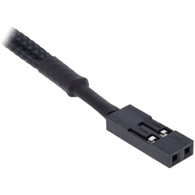Alphacool Eiszapfen Temperatursensor G1 4 IG IG mit AG-Adapter (schwarz)