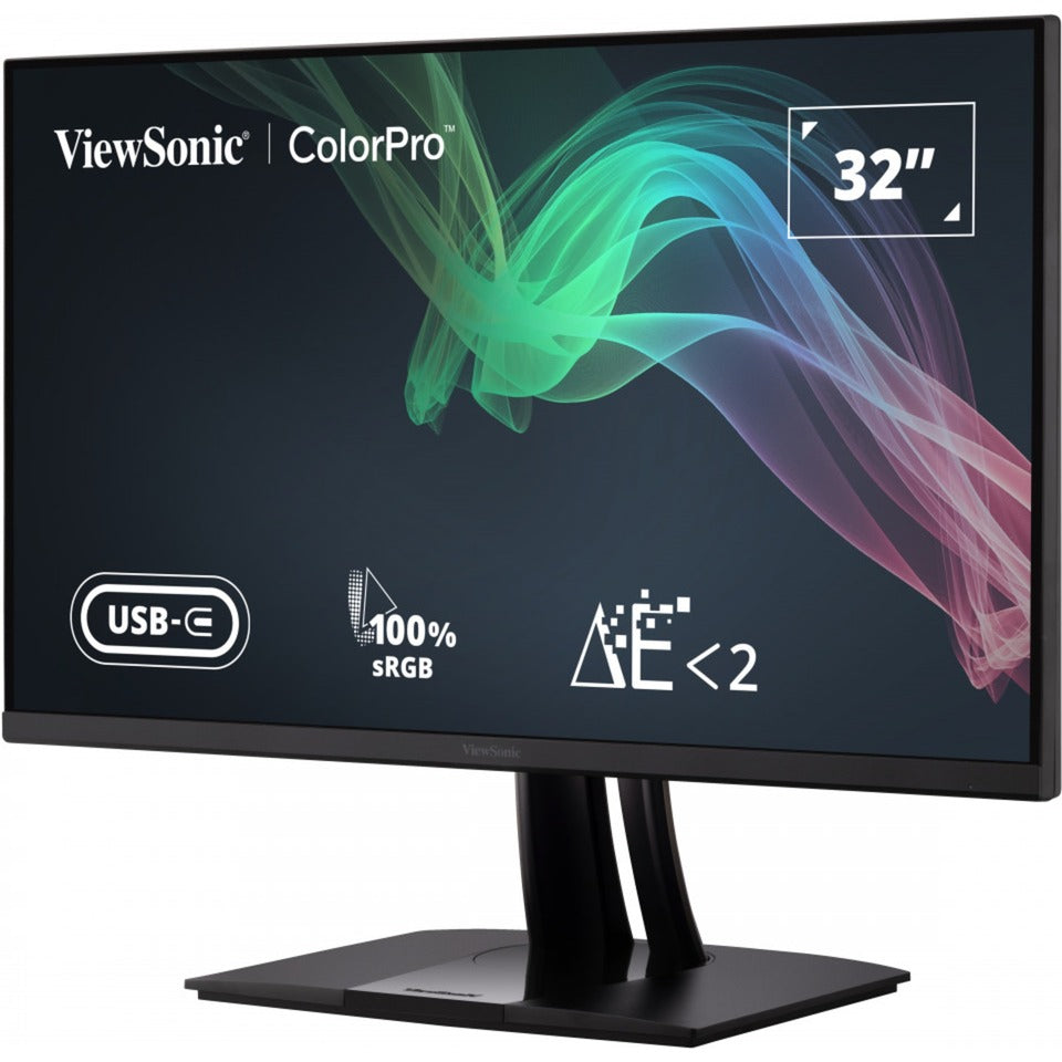 Viewsonic VP3256-4k 31,5 Monitor (Schwarz (matt), 2x HDMI, 1x DisplayPort, USB-A, USB-B, USB-C)