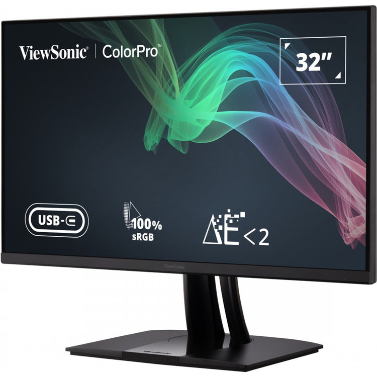 Viewsonic VP3256-4k 31,5 Monitor (Schwarz (matt), 2x HDMI, 1x DisplayPort, USB-A, USB-B, USB-C)