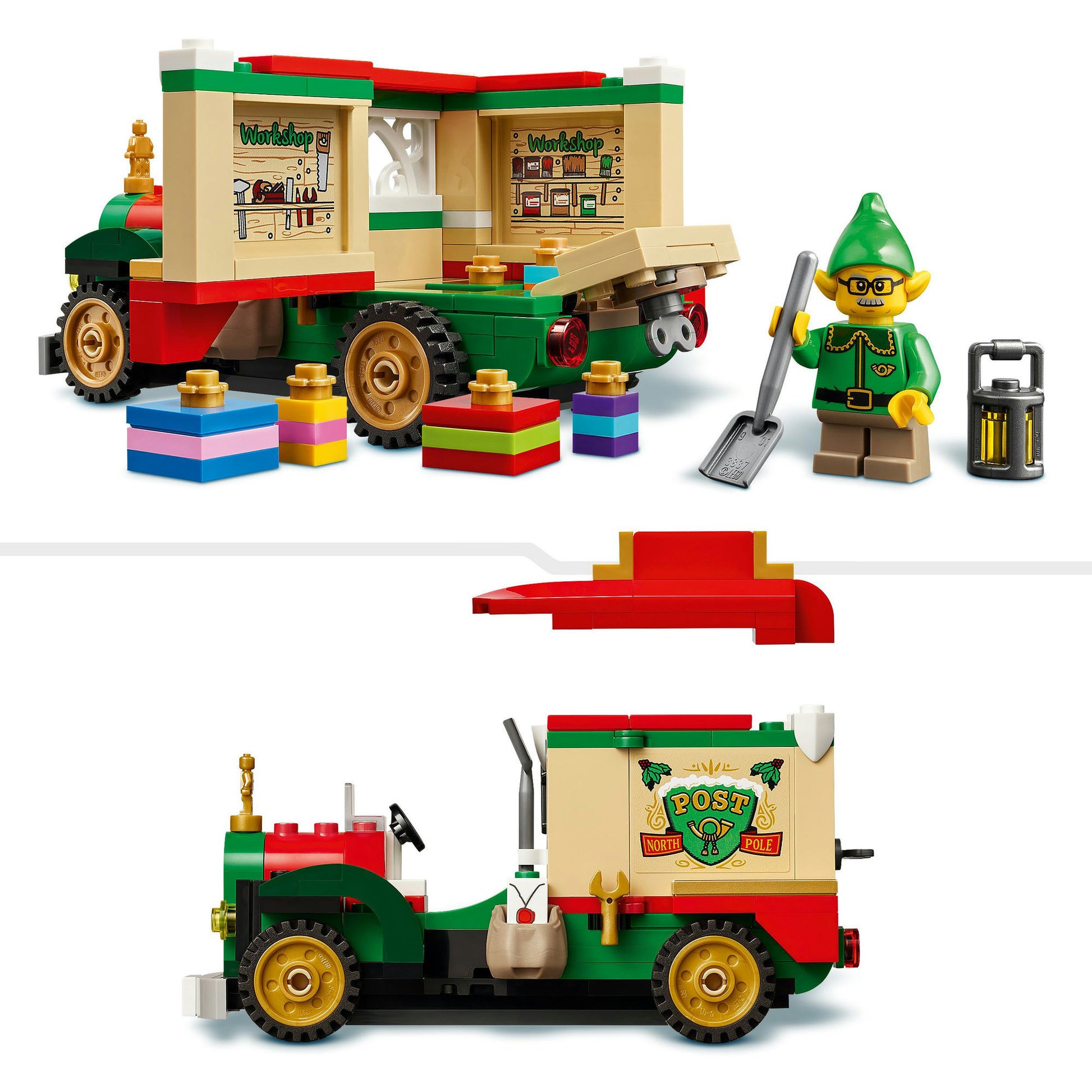 Lego LEL Seasons 40746 Weihnachtsmann-Lieferwagen | 2 Stk
