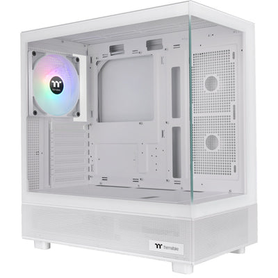 Thermaltake View 270 tg argb - Snow Midi-Tower-Gehäuse (weiß | 2x USB-A | 1x USB-C | RGB | gehärtetes Glas)