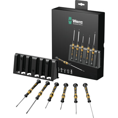Wera Micro ESD -Schraubendreher -Set mit Rack