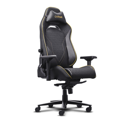 Trust GXT 721 Ruya Pro Premium bequemer Gaming-Stuhl (Schwarz Gelb)