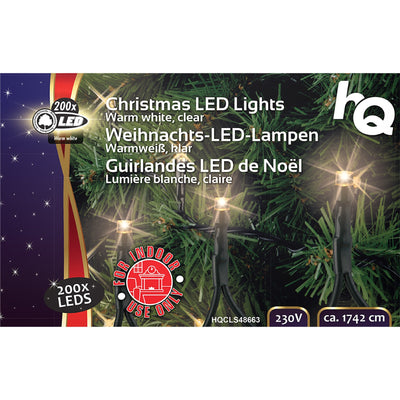 Verschiedene Weihnachtsbeleuchtung 200 LED Warm White 17.4m