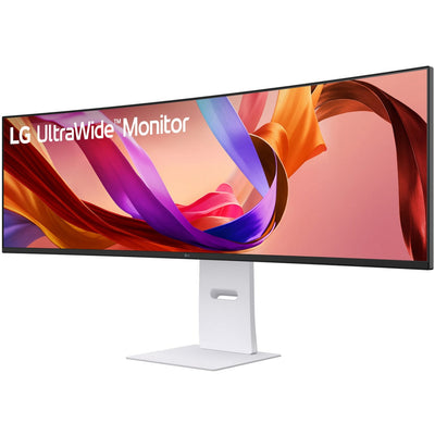 LG Ultrawide 49u950a-w 49 gebogener Monitor (weiß, HDMI, Display-Port, 2x USB-A, USB-C, 144 Hz)