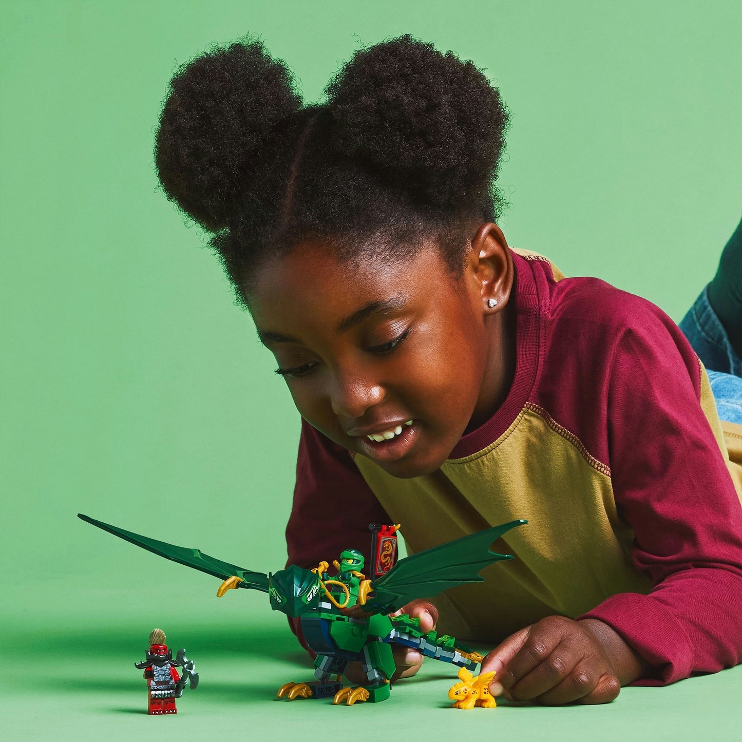 Lego Lego Ninjago 71829 Lloyds Green Forest Drache