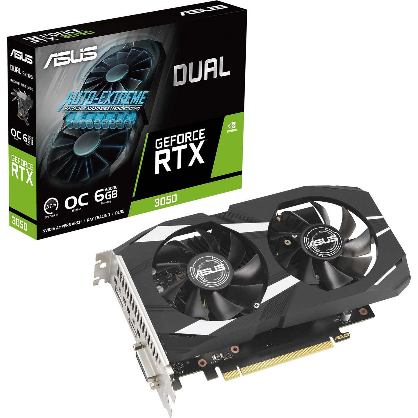 ASUS Dual Geforce RTX 3050 OC Edition 6GB GDDR6