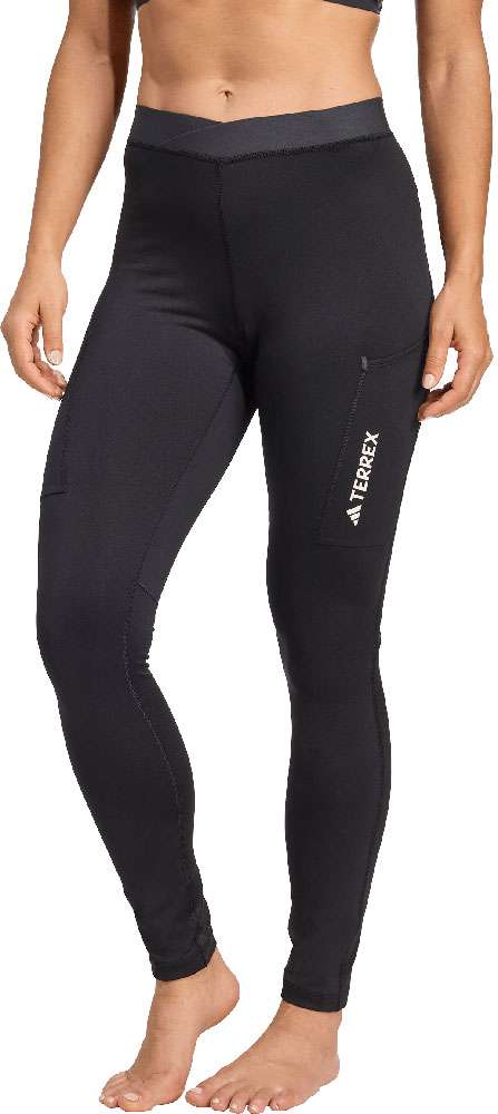 Adidas Terrex xperior gebürstete Tights – Lauftights für Damen