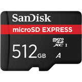 Sandisk microSD Express 512 GB Speicherkarte (schwarz, Klasse 3 (u3)) - afbeelding 1