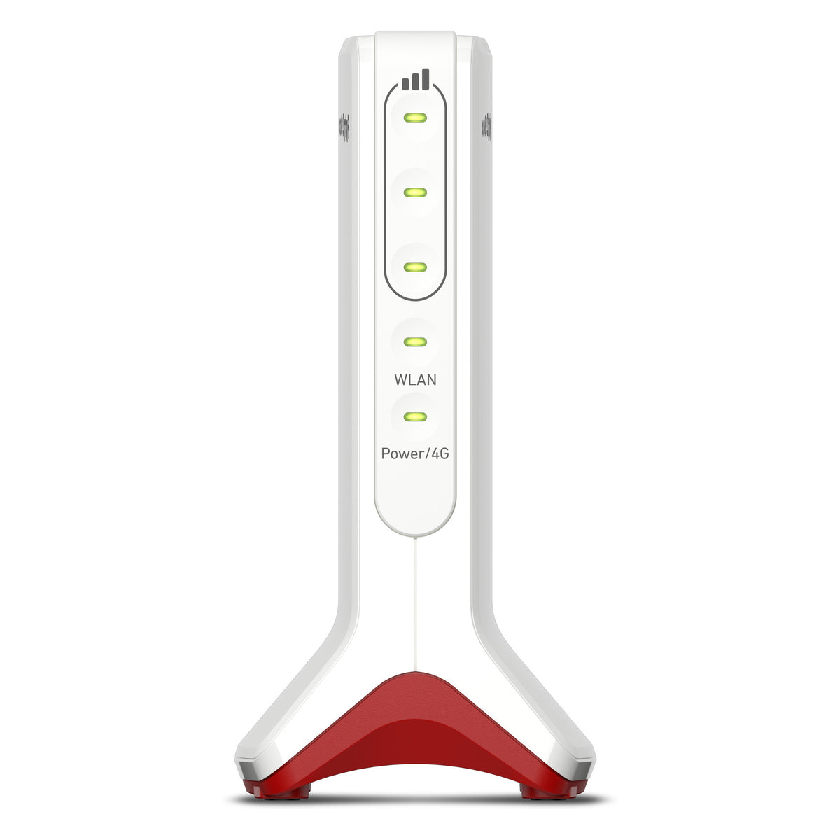 Fritz! Box 6825 4G Edition internationaler WLAN-LTE-Router (weiß rot, Mesh-WLAN, 4G 3G)