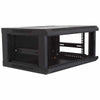 DSI 4U-Wandschrank mit Glastür-Server-Rack (schwarz)
