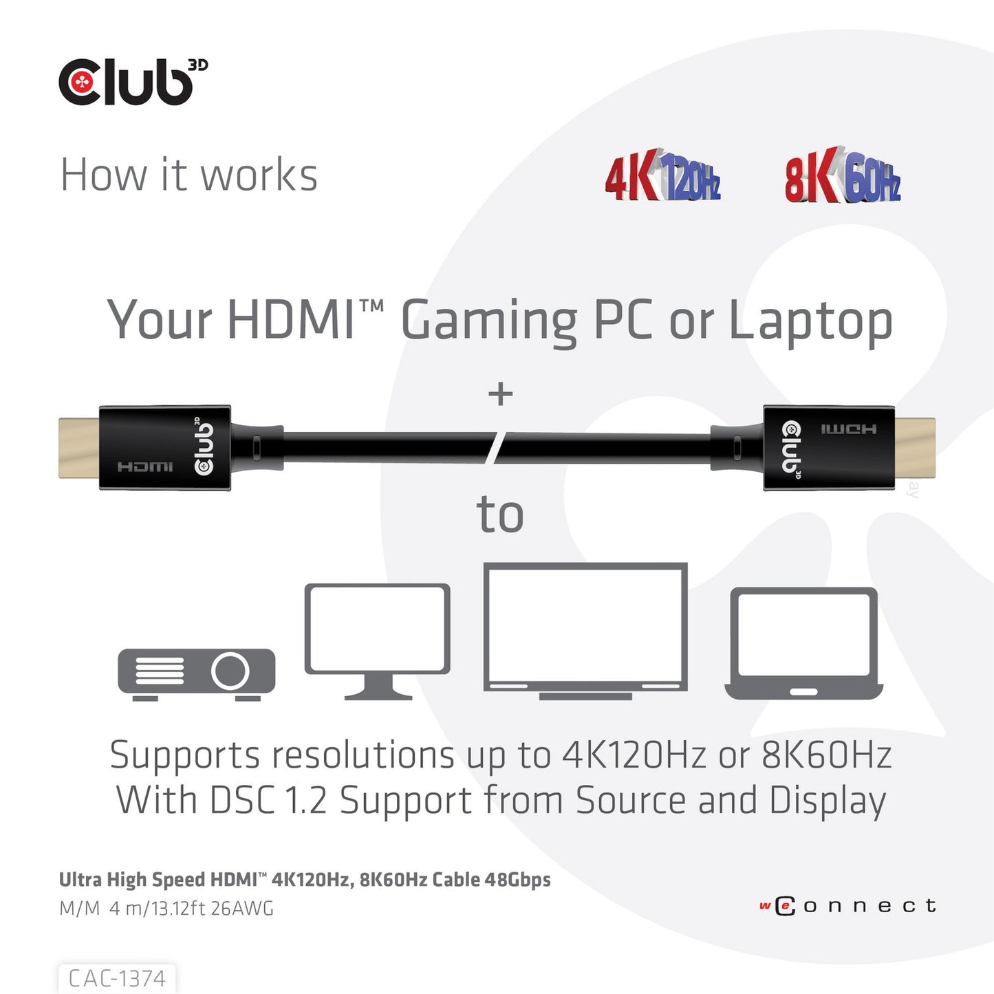 Club 3D Ultrahooch HDMI 2.1