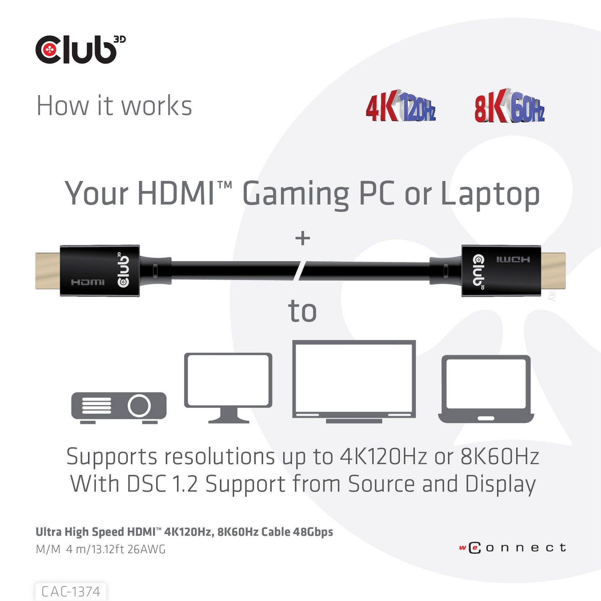 Club 3D Ultrahooch HDMI 2.1