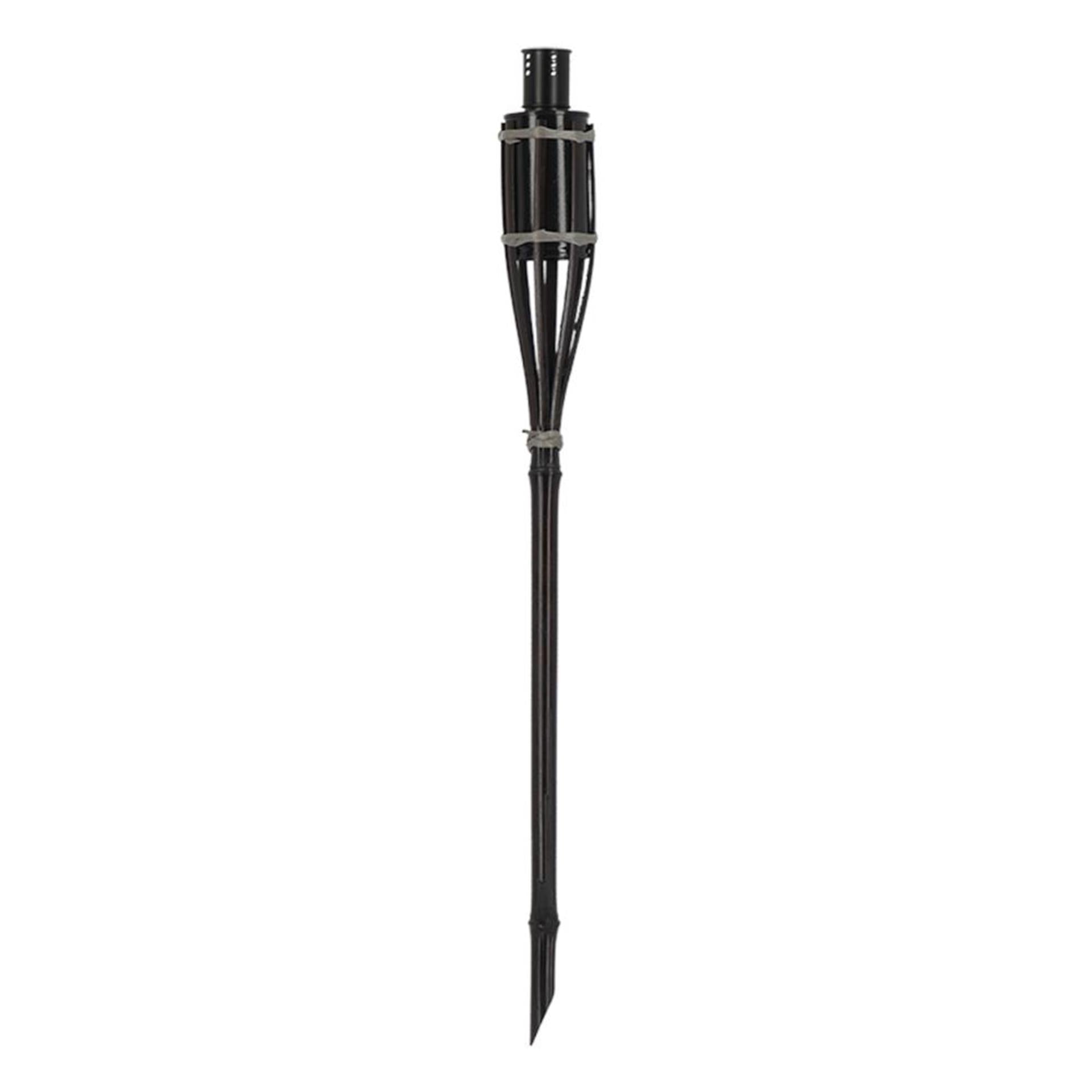 Esschert Design Fakkel Bambus schwarz 60 cm