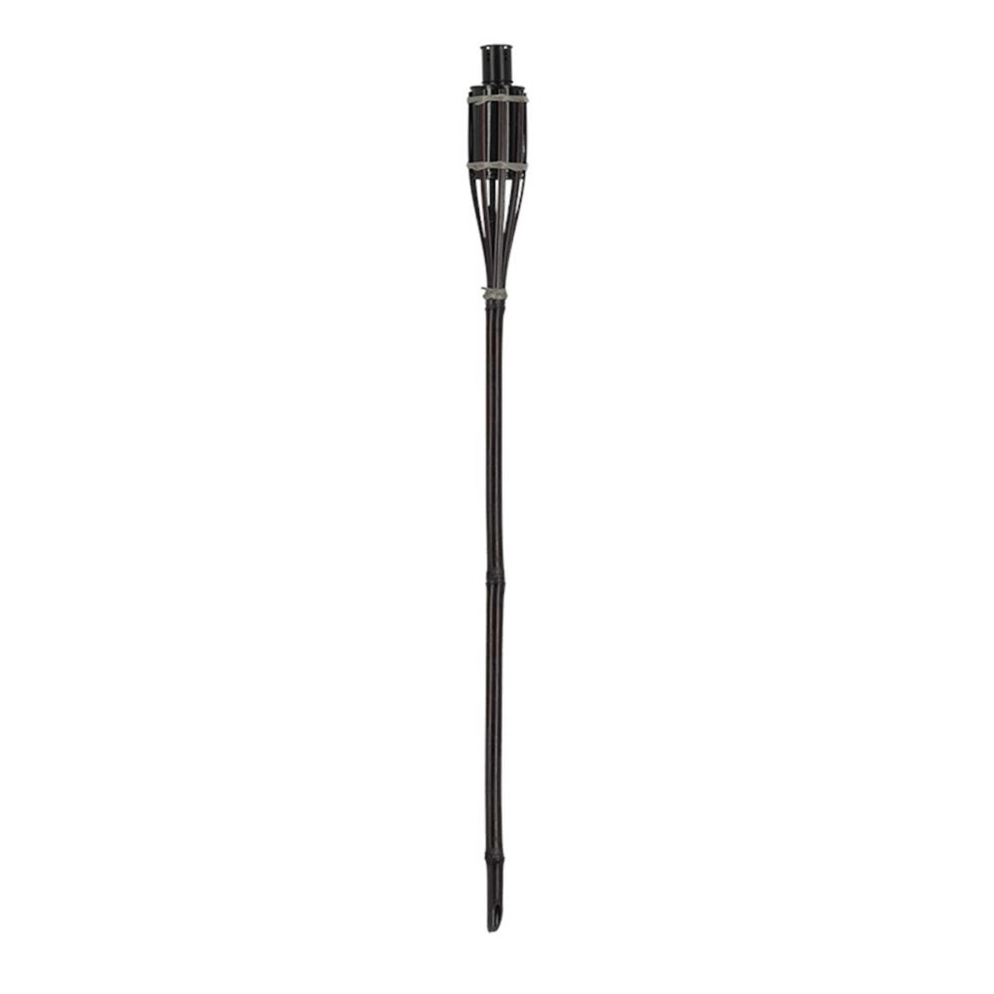 Esschert Design Taschenlampe Bambus schwarz 90cm