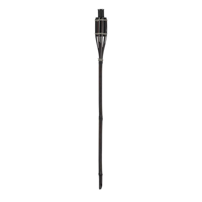Esschert Design Taschenlampe Bambus schwarz 90cm