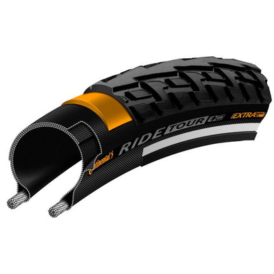 Continental Ride Tour Outdoor Tire - City Bike Band, Black, 27x1 1 4