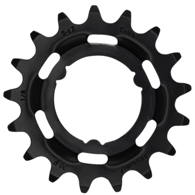 KMC Shimano Gear 17t, Chromolieschwarz