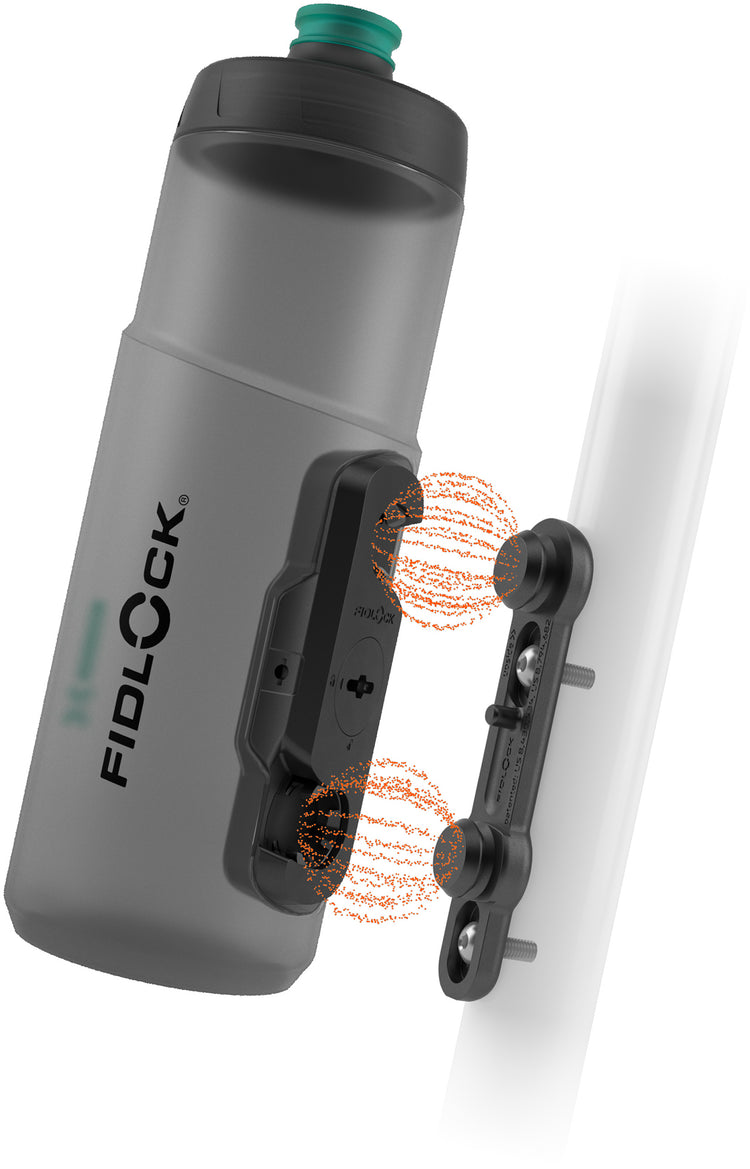 Fidlock Twist Bottle 600 antibakteriell + Fahrradbasis