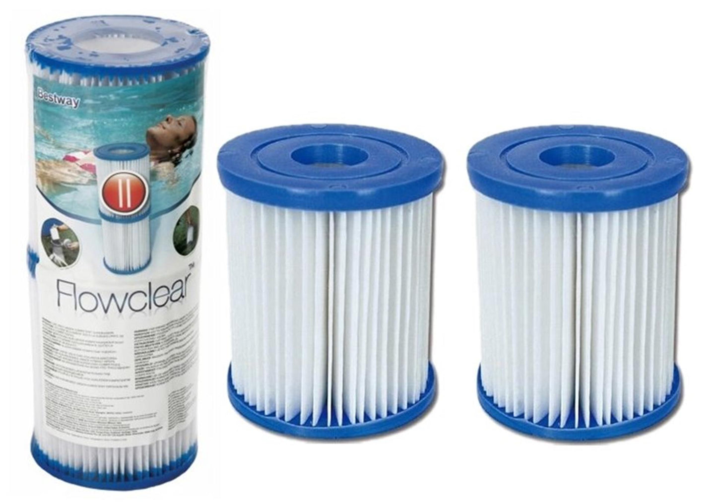 BESTWAY FILTERCARTRIDGE 457 FAST POOL 2 Teile