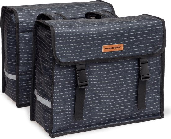 Neu Looxs Fiori Double Pannier - Schwarz - Doppeltasche - 30L