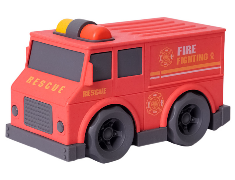Biospielzeug-Feuerwehrauto aus Biokunststoff