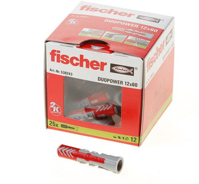 Fischer duopower 12x60 25 Stück - 538253
