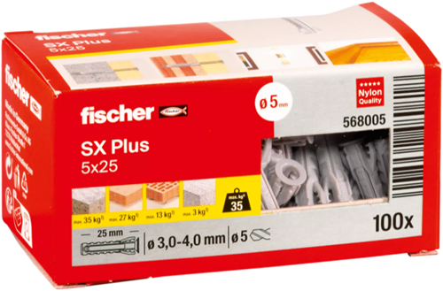 Fischer Spreizdübel SX Plus 5x25 - 568005